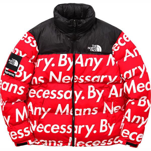 シュプリーム ノースフェイス 偽物 Supreme The North Face By Any Means Nuptse Jacket201116CC01992